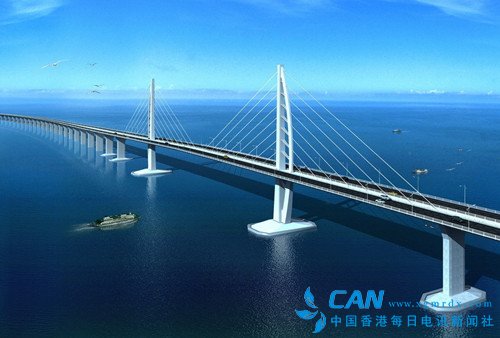 香港立法会通过港珠澳大桥追加54.6亿港元拨款
