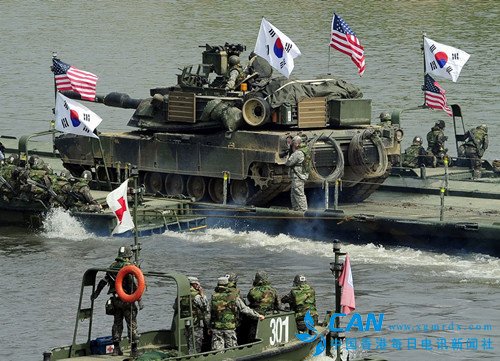 美韩联合军演“关键决断”和“鹞鹰”将从7日至4月30日举行
