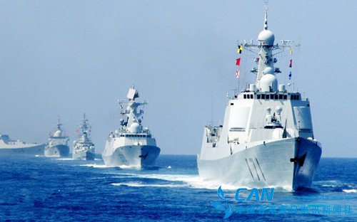 中国海军远海训练遭大批美日舰机跟踪