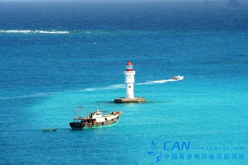 交通部:中国在南海岛礁建5座大型灯塔4座已发光
