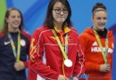 傅园慧夺得女子100米仰泳铜牌