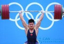 吕小军夺得男子举重77公斤级银牌