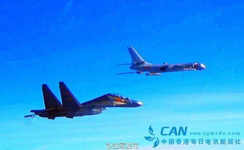 外媒关注中国轰炸机沿南海九段线巡航