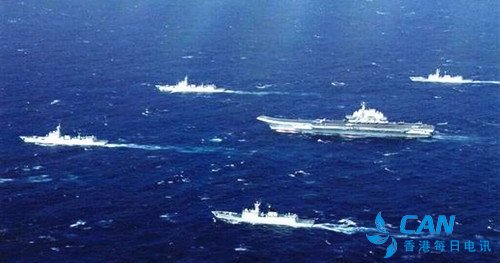 中国空母編隊が太平洋に入隊する