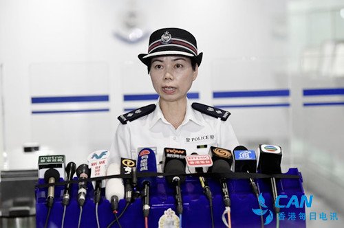 香港警方：昨日集会未经批准  共拘捕40人