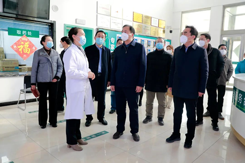 三门峡副市长杨红忠到三门峡市中心医院调研指导