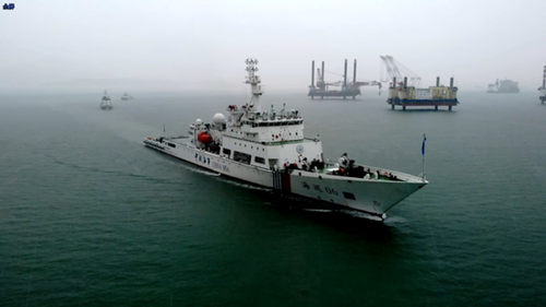 台湾海峡中北部联合巡航巡查专项行动启动