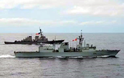 加拿大军舰为何甘愿当“跟班”？