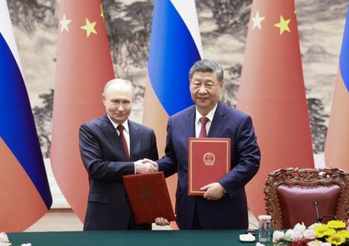 习近平主席同普京总统