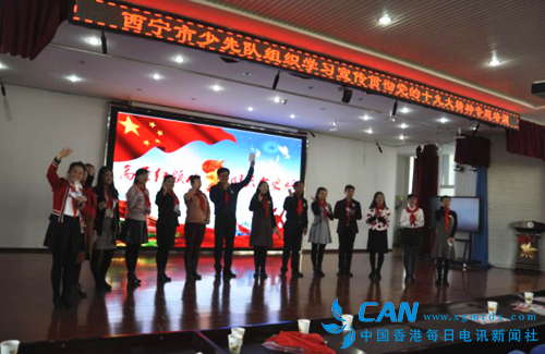 共青团西宁市委、市少工委组织少先队学习宣传贯彻党的十九大精神