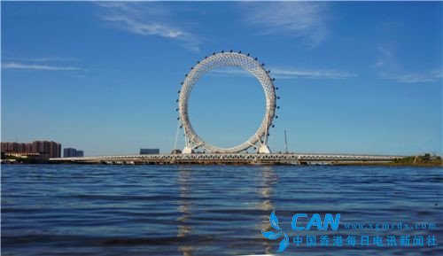 潍坊滨海:世界最大的无轴式摩天轮"渤海之眼"5月16日投入运行