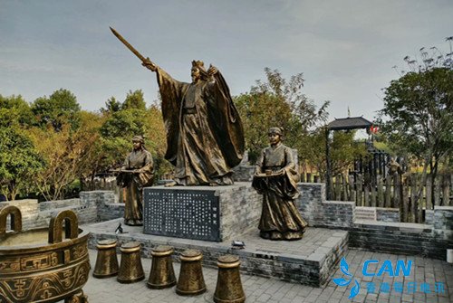 到关山古镇 追三国风云