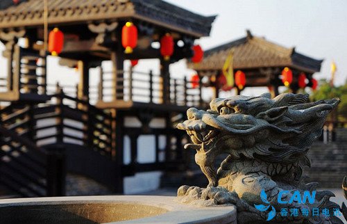 到关山古镇 追三国风云
